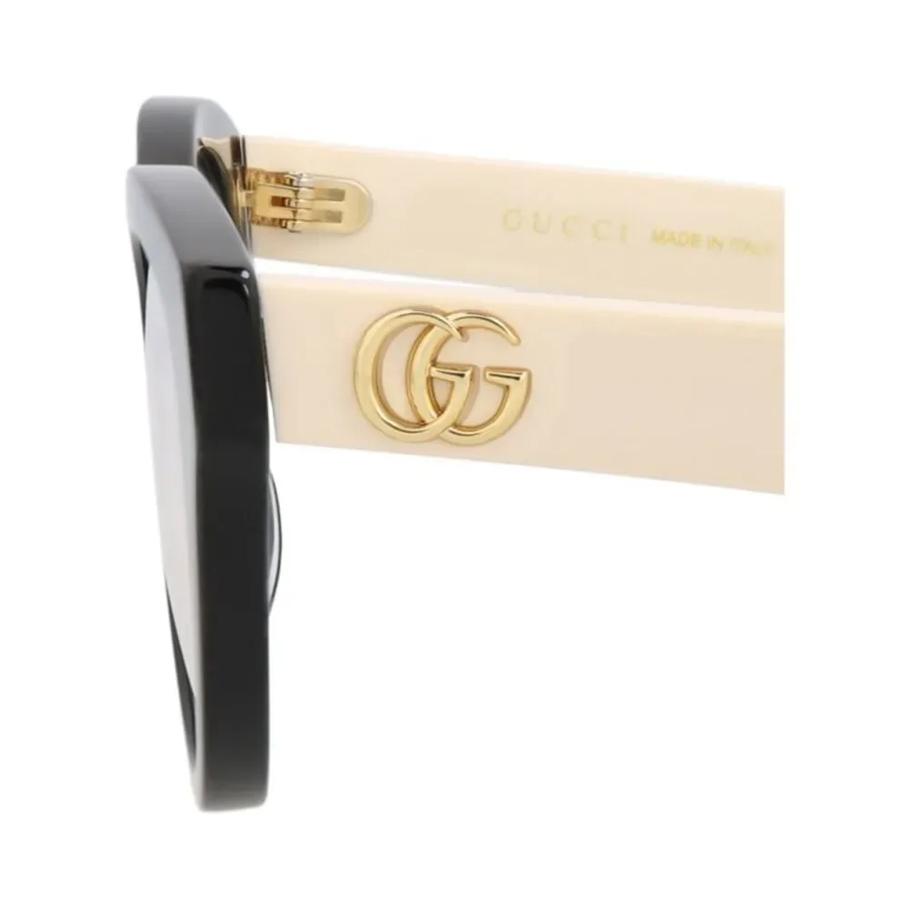 Gucci Cat Eye-Frame Acetate Sunglasses Black Womens